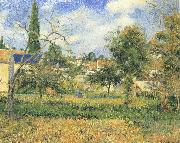 Camille Pissarro Pang plans Schwarz garden oil on canvas